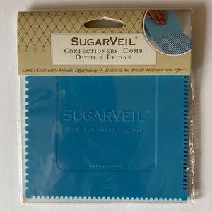 SugarVeil Confectioners' Comb in Blue Baking Decorating Desserts Pastry